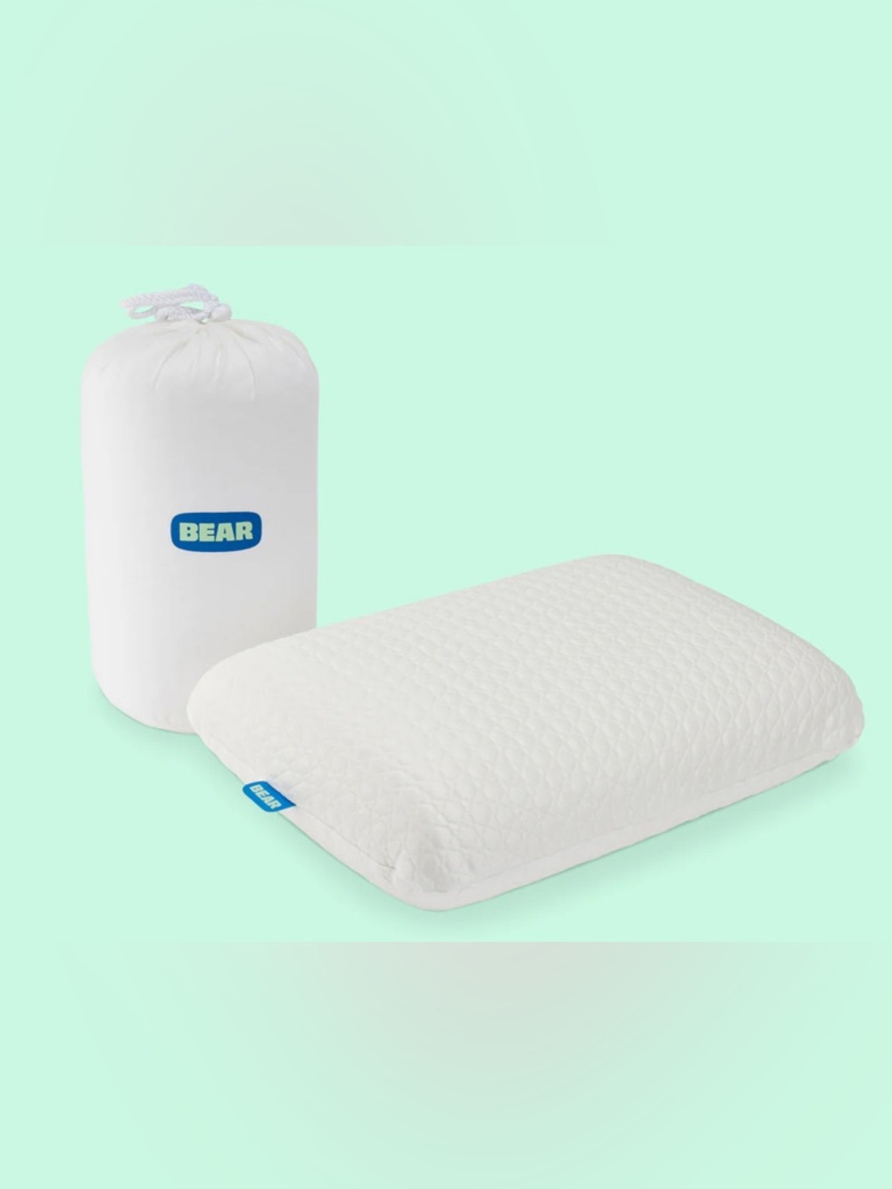 NWT Bear Mattress Kids’ Cooling Pillow—Travel or Home